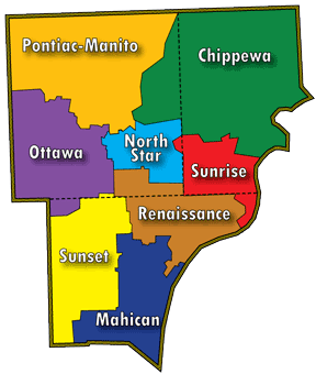 Great Lakes Council Map